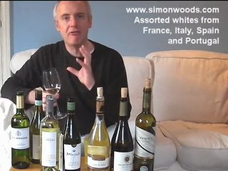 Simon Woods Wine Videos: An assortment of European whites