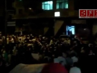 مدينة  إدلب أعداد هائلة مساء السبت 11-6-2011