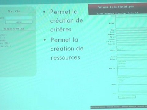 Mise en place d'une vitrine de statistique appliquée à l'Université de Toulouse