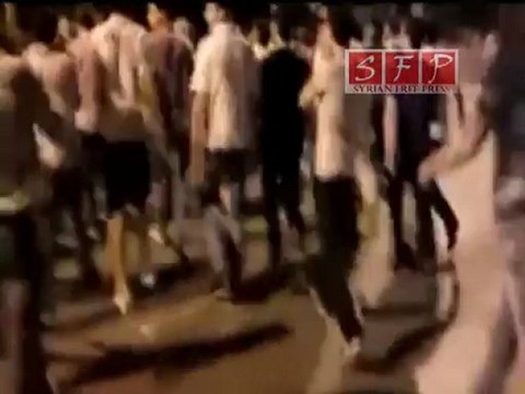 مظاهرة حمص شارع الغوطة الرئيسي 16-6-2011