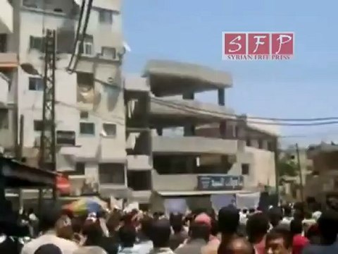 مظاهرات الرمل في اللاذقية جمعة الشرفاء 17-6-2011