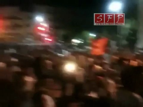 مظاهرات حماة ردا على خطاب السفاح بشار 21-6-2011