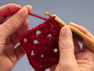 Crochet : granny carré - droitières