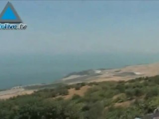 The Sea of Galilee is still low