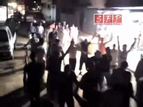 اللاذقية الرمل الجنوبي عاشت سوريا ويسقط بشار الفسد 12 7 2011