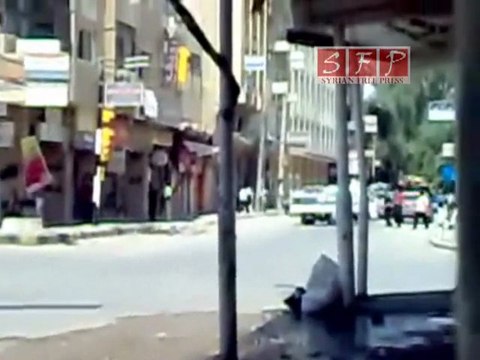 دير الزور رد الامن العسكري على الاضراب العام 14-7-2011.mp4