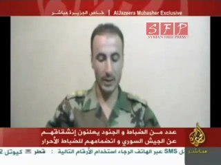 الجزيرة انشقاق عدد من الضباط والجنود 18-7-2011