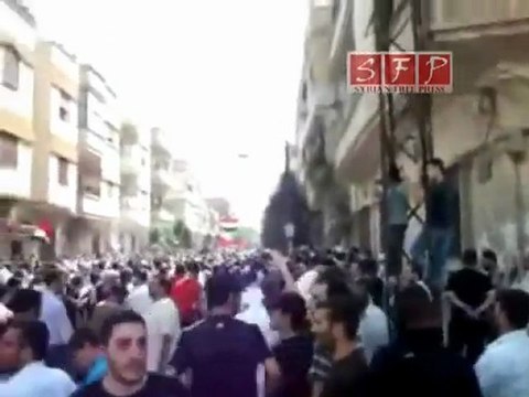 حمص الخالدية مظاهرات جمعة احفاد بن الوليد 22-7-2011