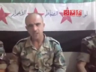 إنشقاق مجموعة من احرار الجيش السوري