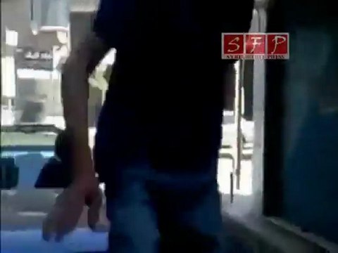 حرستا - ريف دمشق إطلاق النار في جمعة لن نركع 12-08-2011