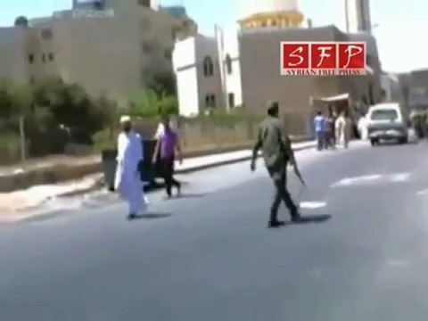 فري برس | إنتشار أمني كثيف في نهرعيشة الميدان 12-8-2011