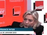 Marine Le Pen moque 