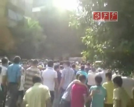 فري برس حمص حي القصورمظاهرة نصرة لحي الخالدية 5 9 2011
