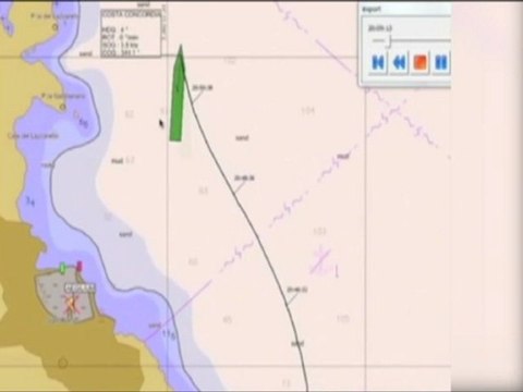 Le parcours du Costa Concordia reconstitué