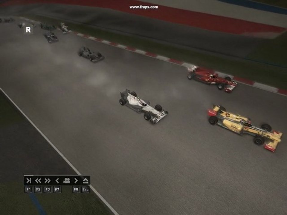 F1 2010 - Sepang - Dépassements