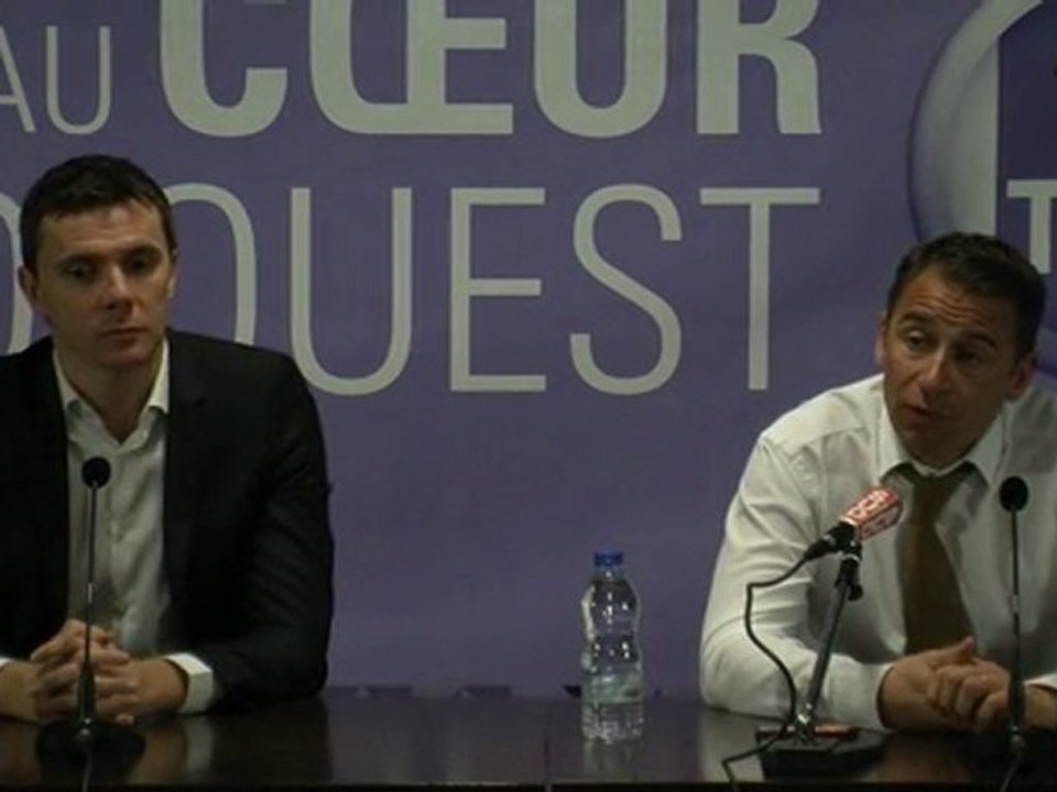 Conférence de presse d'Olivier Sadran : "Pas jaloux du Stade Toulousain"