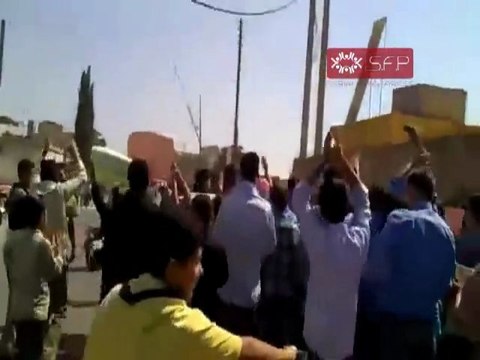 فري برس حلب تل رفعت مظاهرة طلاب المدارس 20 9 2011