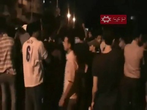 فري برس حمص انضمام مظاهرة القرابيص لمظاهرة القصور 20 9 2011