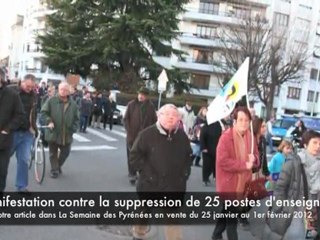 Manifestation contre la carte scolaire 2012/2013