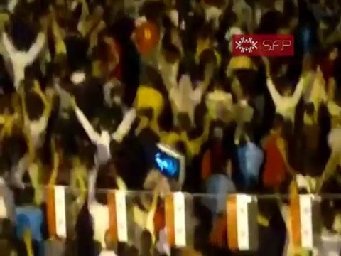 فري برس حمص الخالدية مظاهرة مسائية تحت زخات من المطر 25 9 2011