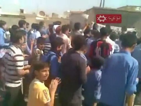 فري برس حلب تل رفعت طلاب الحرية في تل رفعت 26 9 2011