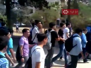 فري برس   حماه   أشاوس ثانوية ابن الرشد يجدّدون العهد 27 9 2011