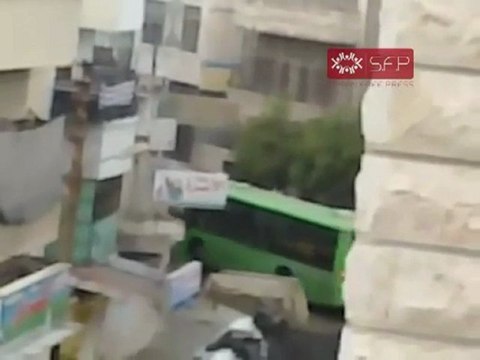 فري برس حماة حي الصابونية انتشار باصات الامن والشبيحة في الحي 30 9 2011