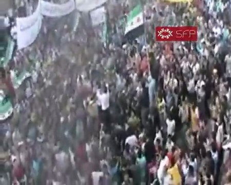 فري برس حمص باباعمرو جمعة النصر لشامنا ويمننا احراق صور بشار وحافظ 30 9 2011