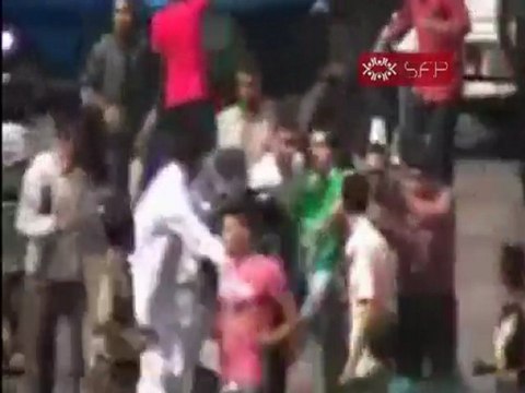 فري برس حماة كفرزيتا اطلاق نار كثيف على المظاهرة 30 9 2011