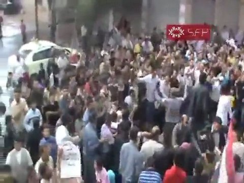 فري برس حمص الغنطو مظاهرة جمعة النصر لشامنا ويمننا 30 9 2011