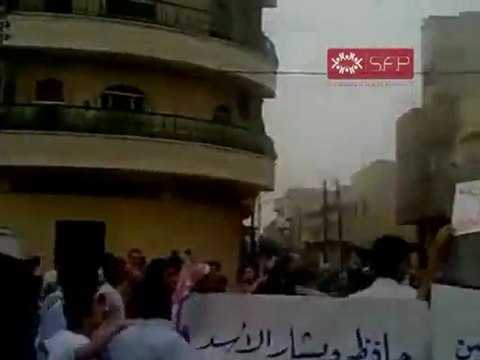 فري برس حماة حي الحميدية جمعة النصر لشامنا ويمننا 30 9 2011