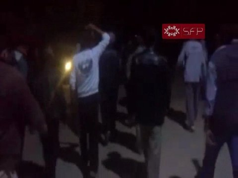 فري برس ادلب سرمين مظاهرة وتكبير بعد الفجر 3 10 2011