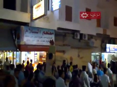 فري برس إدلب سراقب مظاهرة مسائية تأييدا للمجلس الوطني الانتقالي 2 10 2011