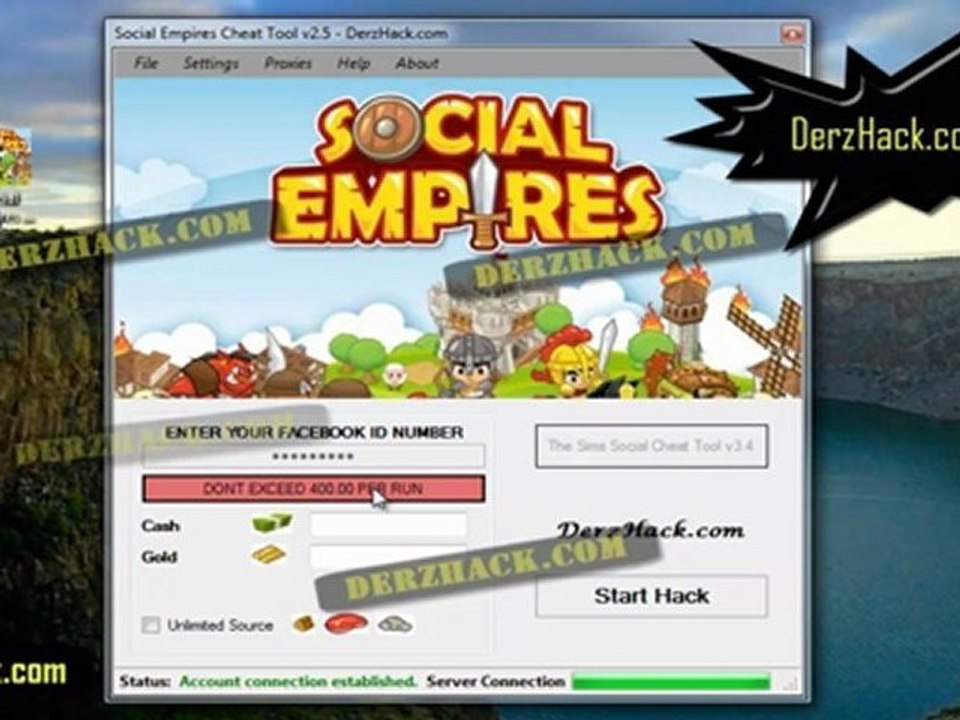 Social Empires Cash,Gold Hack
