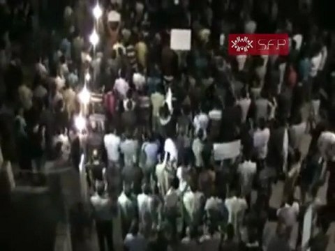 فري برس حمص الحولة مسائية يهتف بها المتظاهرون ضد كل من روسيا والصين وينددون بواقفهما تجاه الشعب السوري 5 10 2011