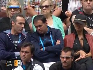 Lopez vs Isner Australian Open 2012 Set 1