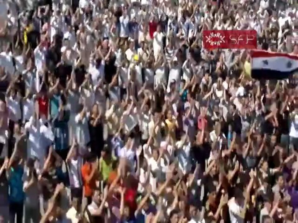 فري برس   حوران بصر الحرير مظاهرة جمعة المجلس الوطني 7 10 2011
