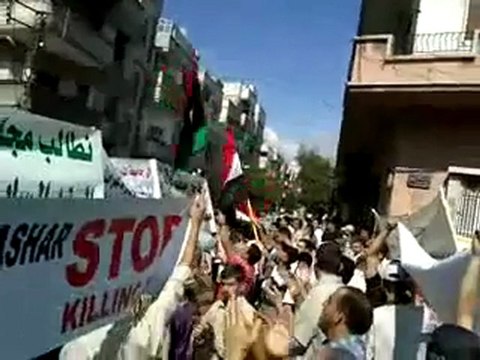 فري برس حمص الخالديّة جمعة المجلس الوطنيّ يمثّلني 07 10 2011
