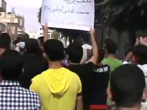 فري برس حماة جمعة المجلس الوطني يمثلني منطقة جنوب الملعب 7 10 2011