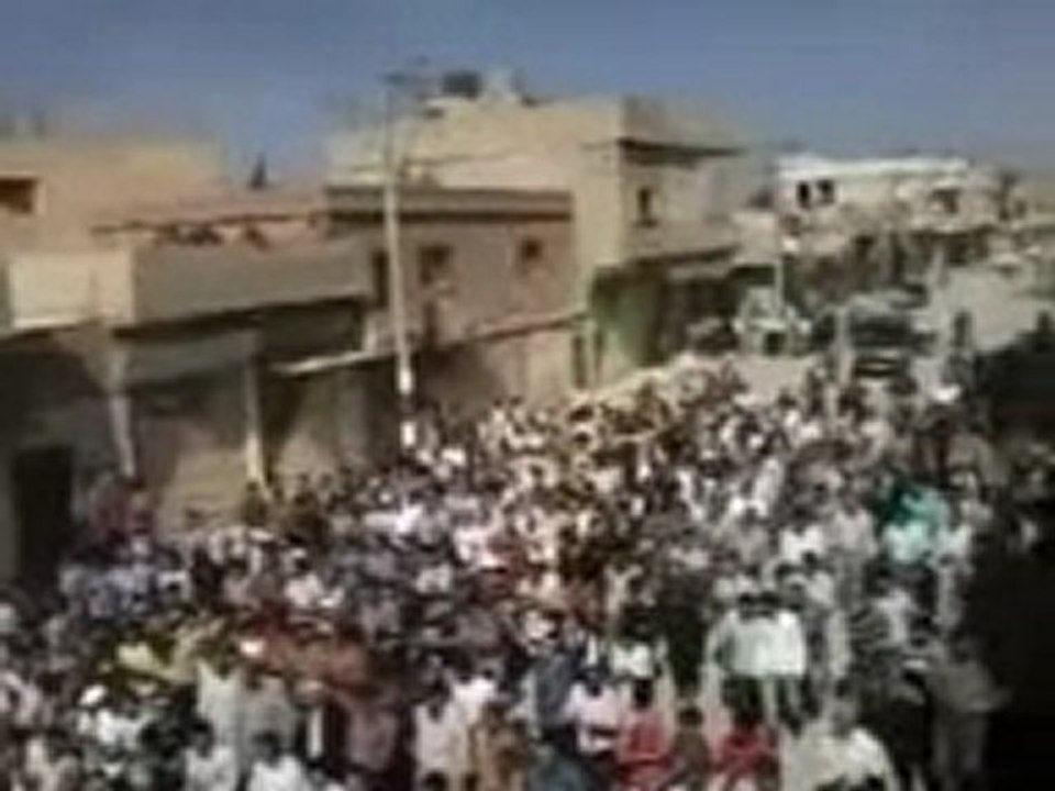 فري برس   حلب عين العربكوباني  سبت الشهيد مشعل تمو 8 10 2011