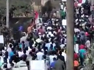 فري برس   حوران الصورة مظاهرة التضامن مع الشهيد مشعل تمو 8 10 2011