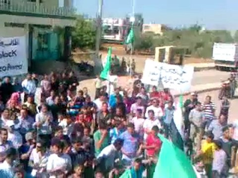 فري برس حوران ناحته مظاهرة أحرار ناحته في 9 10 2011