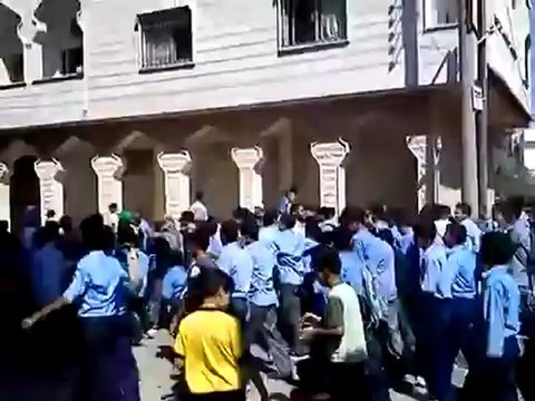 فري برس حوران انخل مظاهرة طلابية الإثنين 10 10 2011