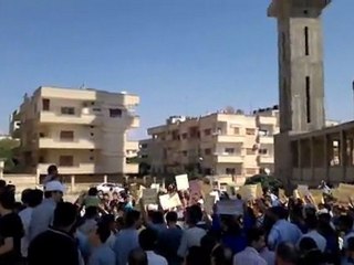 فري برس   حمص   الوعر  مسجد الحرية  14 10 جمعة احرار الجيش ج2