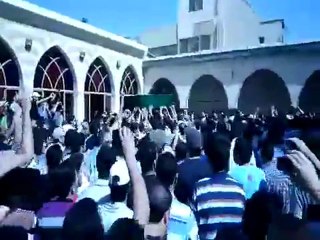 فري برس   تشييع الشهيد ابراهيم الشيباني دقة جيدة 15 10 2011 ج2