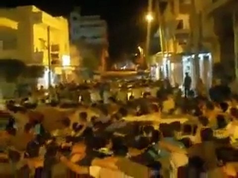 فري برس إدلب سرمين مسائية رائعة نصرة لبنش الأبية 15 10 2011