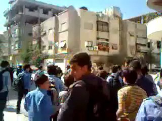 فري برس   تنسيقية داريا مظاهرة طلاب داريا الخميس 20 10 2011