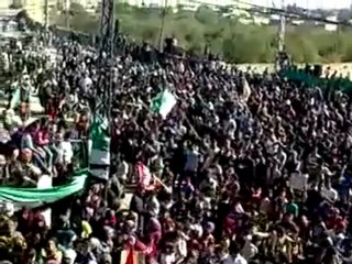 فري برس   إدلب  جبل الزاوية   كنصفرة   جمعة المهلة العربية21 10 2011