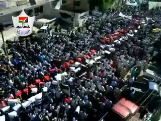 فري برس   حماه بلدة خطاب 21 10 2011 جـ 1