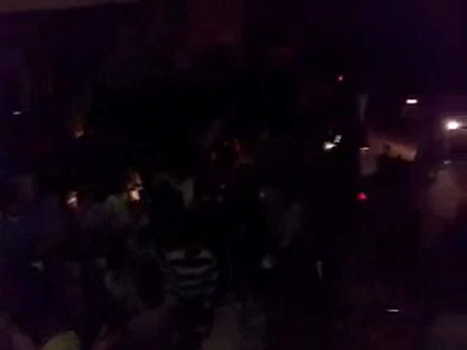 فري برس   إدلب كفرومة  مظاهرة مسائية ومباركة للشعب الليبي 23 10 2011